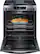 Angle. Frigidaire - Gallery 6.1 Cu. Ft. Freestanding Oven Gas Total Convection Range - Black.