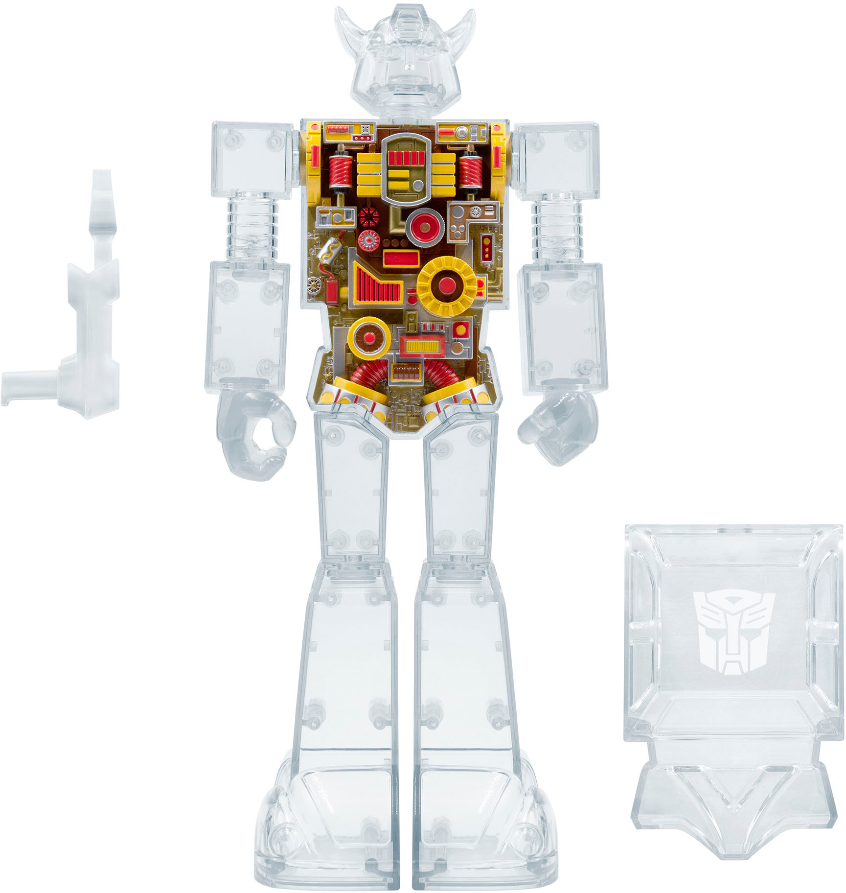 Angle View: Transformers Super Cyborg - Bumblebee (Clear)
