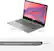 Alt View 3. HP - 15.6" Full HD Chromebook Laptop - Intel Core i3 - 8GB Memory - 128GB UFS - Mineral Silver.