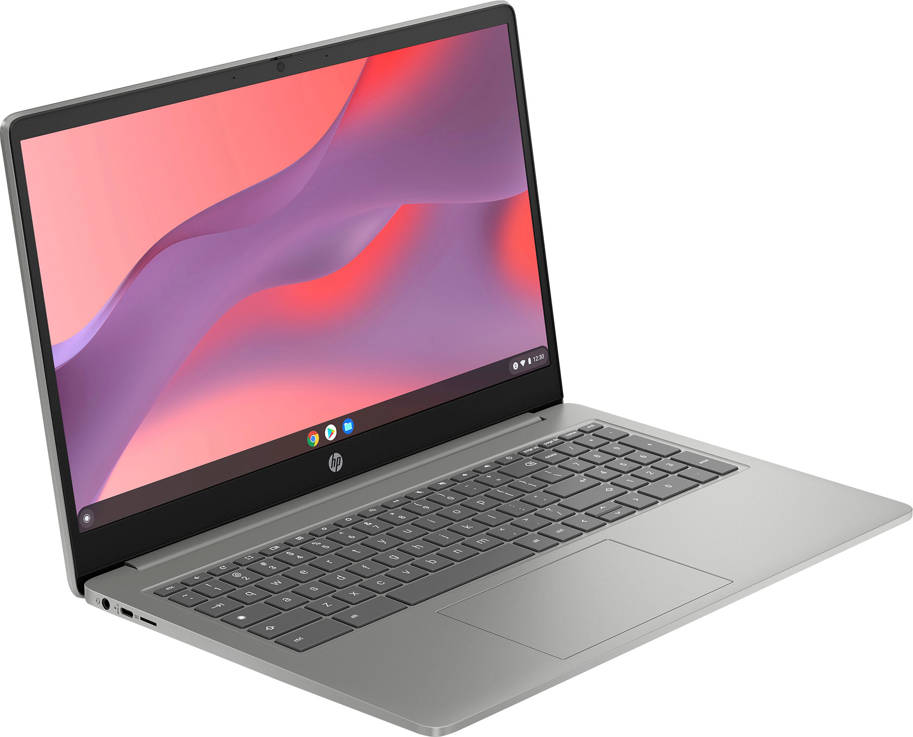 HP 15.6 Full HD Chromebook Plus Laptop Intel Core i3 8GB Memory 128GB UFS  Mineral Silver 15a-nb0033dx - Best Buy