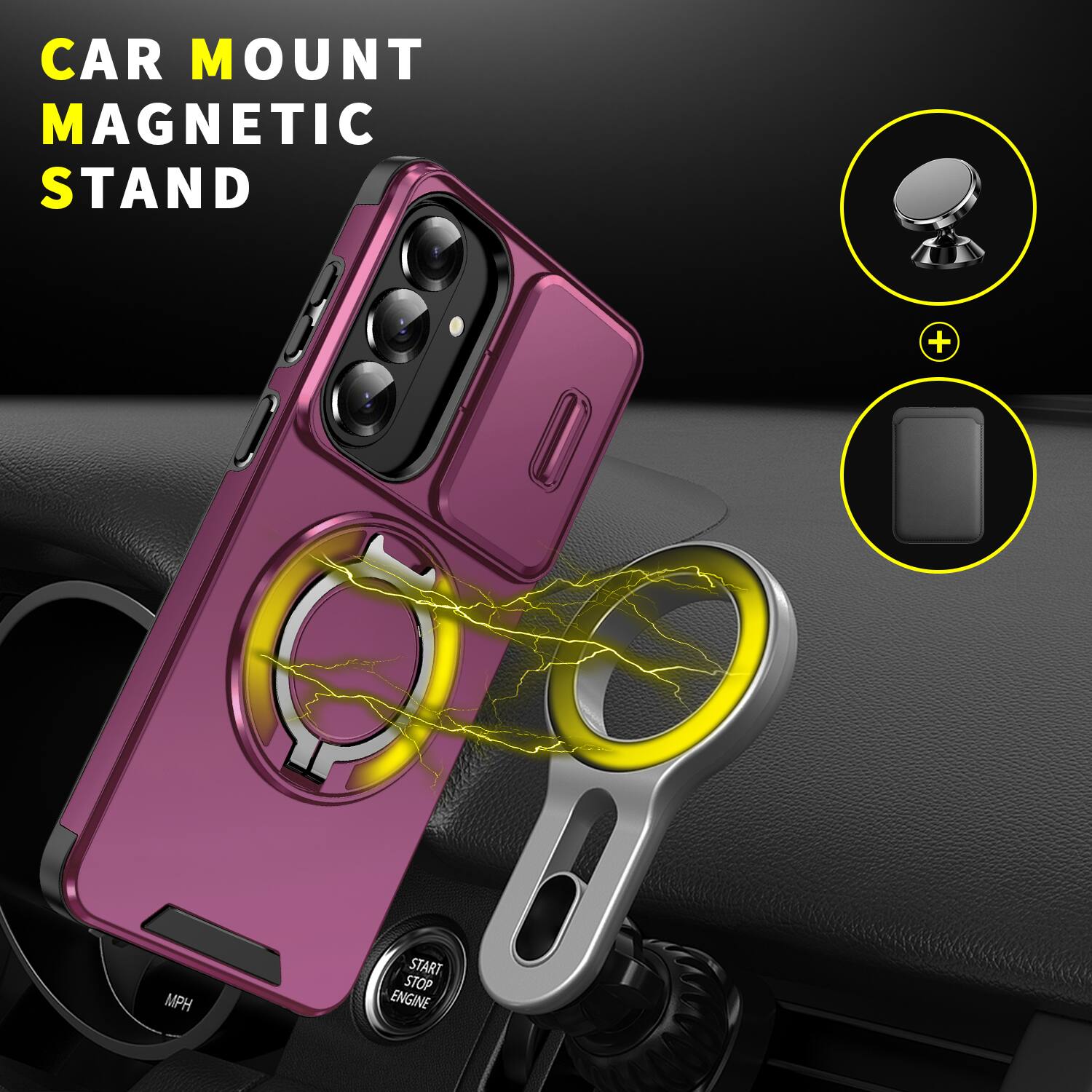 CAR MOUNT MAGNETIC STAND

MPH

START STOP ENGINE
