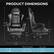 PRODUCT DIMENSIONS
OTPLAYER
- Height: 53.15"
- Width: 49.21"
- Depth: 32.28"
- Seat Height: 20.87"
- Seat Width: 20.86"
- Seat Depth: 18.9"
- Back Height: 22.83"
- Armrest Height: 14.57"
- Base Width: 27.56"
STPLAYER
- Height: 31.5"
- Width: 27.56"
- Depth: 19.68"
- Seat Height: 20.86"
- Seat Width: 20.86"
- Seat Depth: 18.9"
- Back Height: 22.83"
- Armrest Height: 14.57"
- Base Width: 27.56"
Recommended Max Load
- Height: 5FT - 6.1FT
- Weight: 110LBS - 175LBS
Max Load
- Height: 6.2FT
- Weight: 250LBS