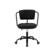 Front. Walker Edison - Modern Office Chair with Arms - Black.