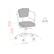 Alt View 40. Walker Edison - Modern Office Chair with Arms - Black.