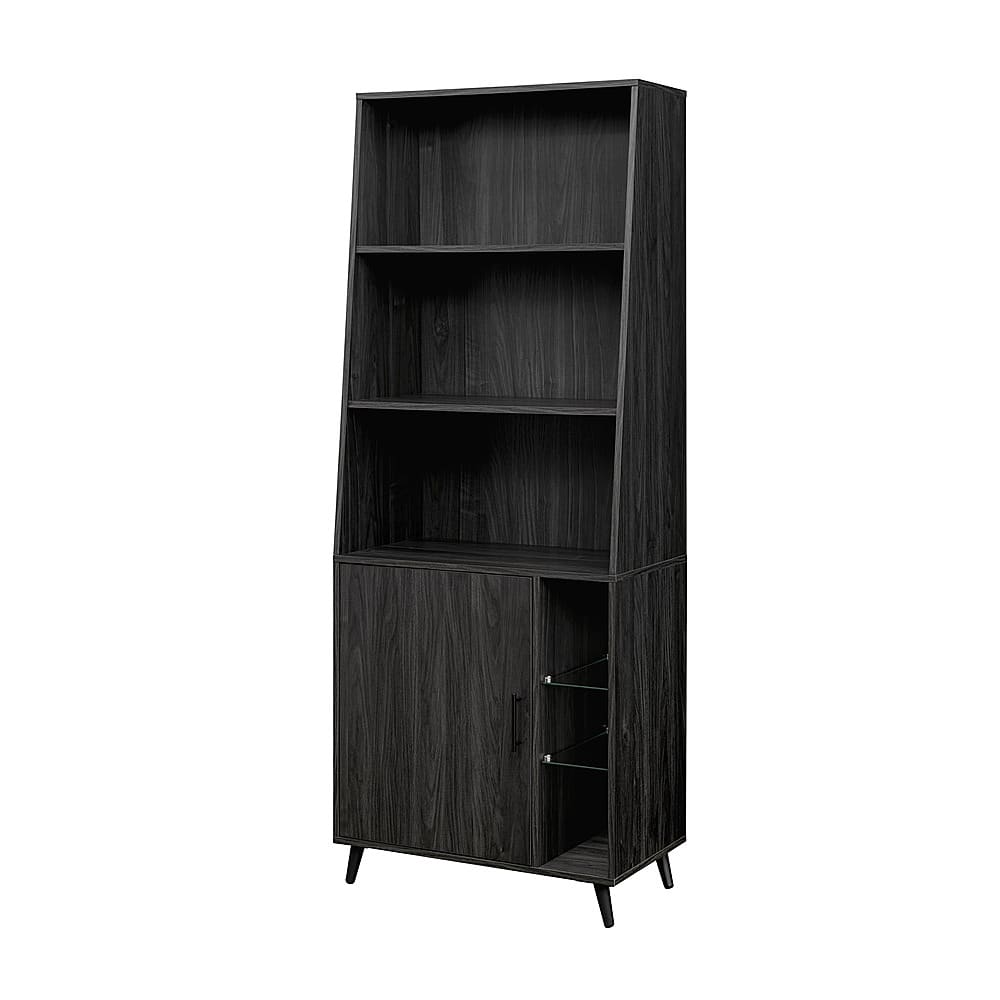 Angle. Walker Edison - Mid-Century Modern Bookcase - Graphite.