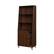 Angle. Walker Edison - Mid-Century Modern Bookcase - Dark Walnut.