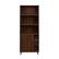 Front. Walker Edison - Mid-Century Modern Bookcase - Dark Walnut.