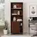 Alt View 11. Walker Edison - Mid-Century Modern Bookcase - Dark Walnut.