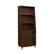 Left. Walker Edison - Mid-Century Modern Bookcase - Dark Walnut.