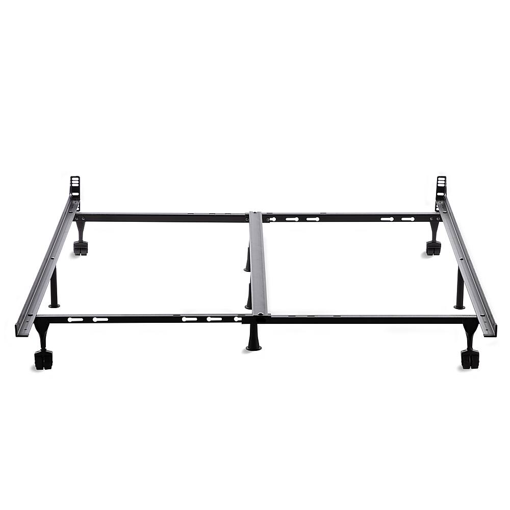 Best Buy Brookside Universal Adjustable Metal Bed Frame w/ Rollers