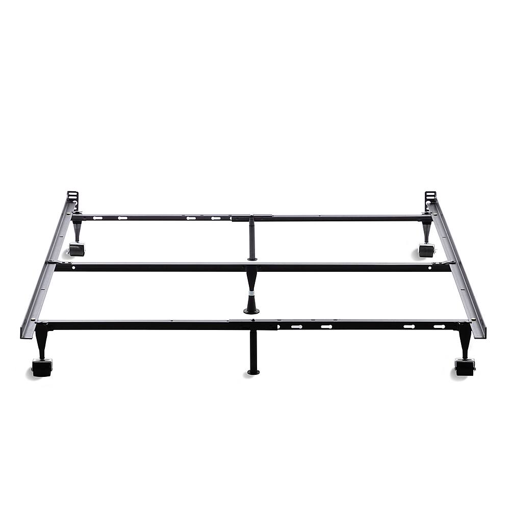 Best Buy Brookside Adjust Queen/Full/Twin Metal Bed Frame w/ Rollers
