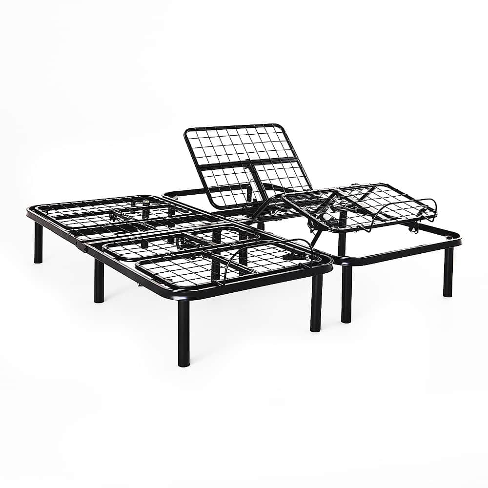 Best Buy: Lucid Comfort Collection Twin XL Adjustable Base Metal ...