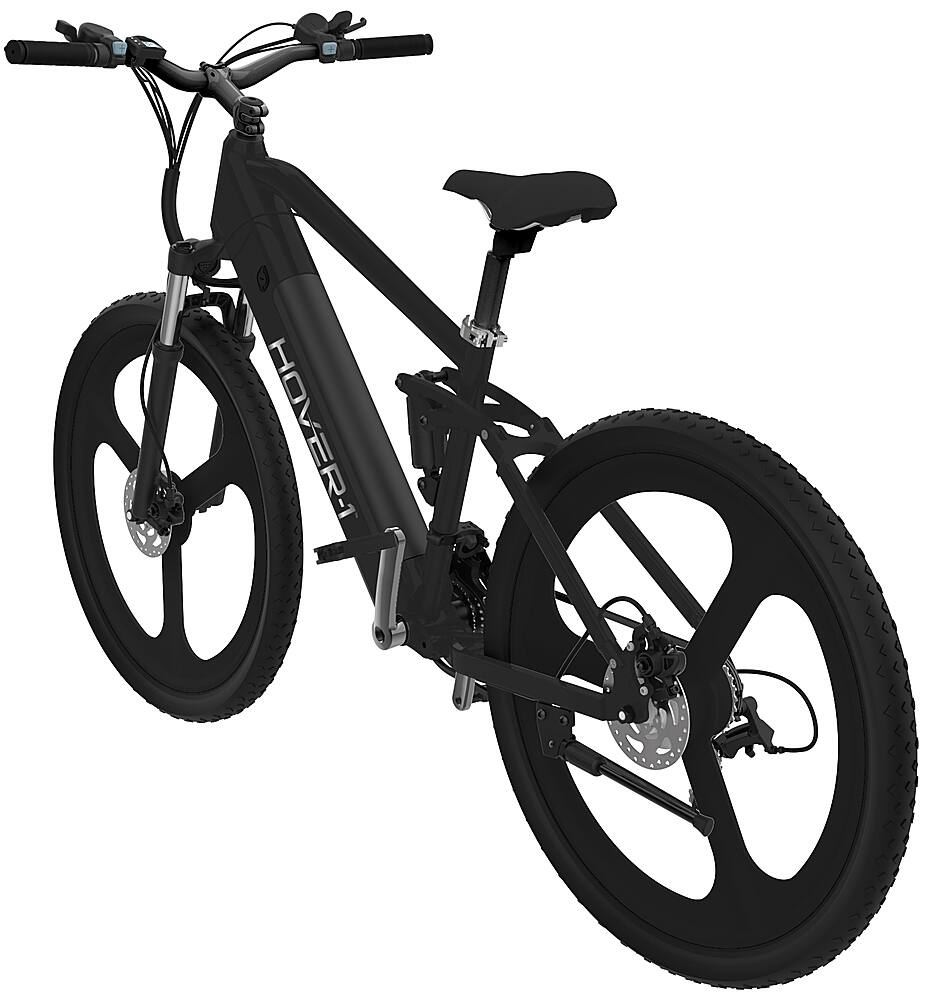 Angle View: Hover-1 - Instinct eBike 40 miles Max Range and 15 mph Max Speed with Pedal-Assist - Black