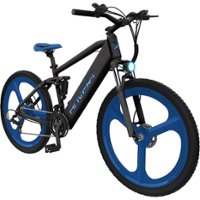 Hover-1 - Instinct eBike 40 miles Max Range and 15 mph Max Speed with Pedal-Assist - Blue - Front_Zoom