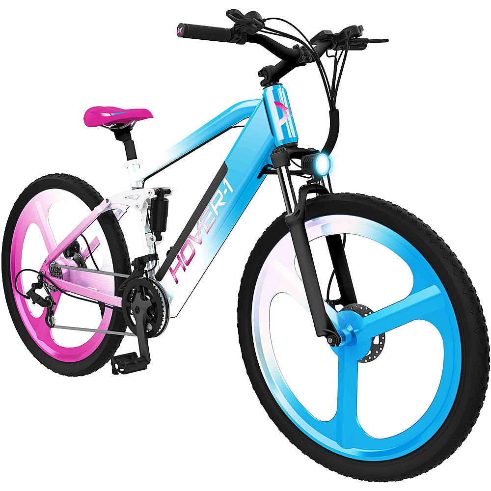 Hover-1 Instinct eBike 40 miles Max Range and 15 mph Max Speed with Pedal-Assist Multi-Color H1-EBGR-MLT