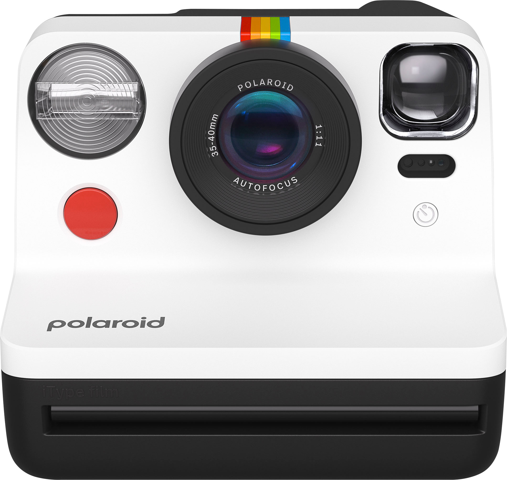 Angle View: Polaroid - Now Instant Film Camera Bundle  Generation 2 - Black & White
