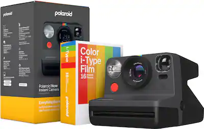 Small Polaroid Camera Polaroid Now Instant Film Camera Bundle