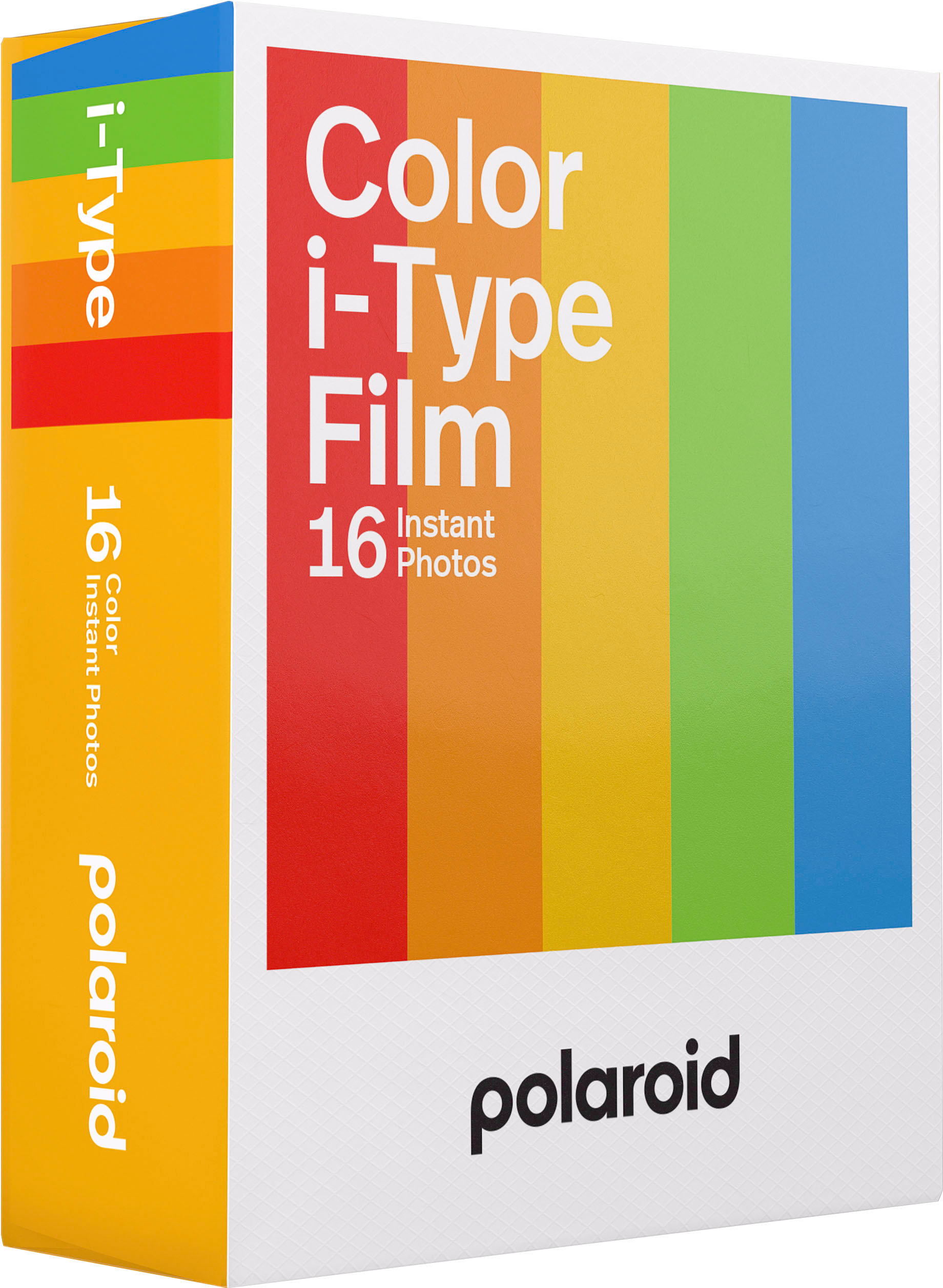  Polaroid Now i-Type Instant Film Camera (White) + Polaroid  Color Film Bundle : Electronics