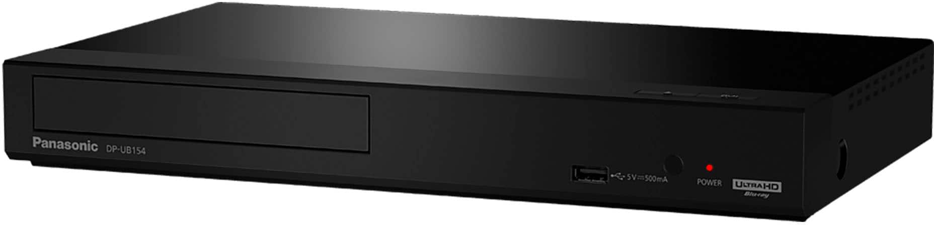 Angle. Panasonic - 4K Ultra HD Dolby Atmos Audio DVD/CD/3D Blu-Ray Player, DP-UB154P-K - Black.
