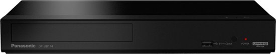 Panasonic 4K Ultra HD Dolby DP-UB154P-K Atmos Best Buy DP-UB154P-K DVD/CD/3D Blu-Ray - Player, Audio Black