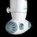 Alt View 13. Conair - Dual Jet Hydro Massager - White.
