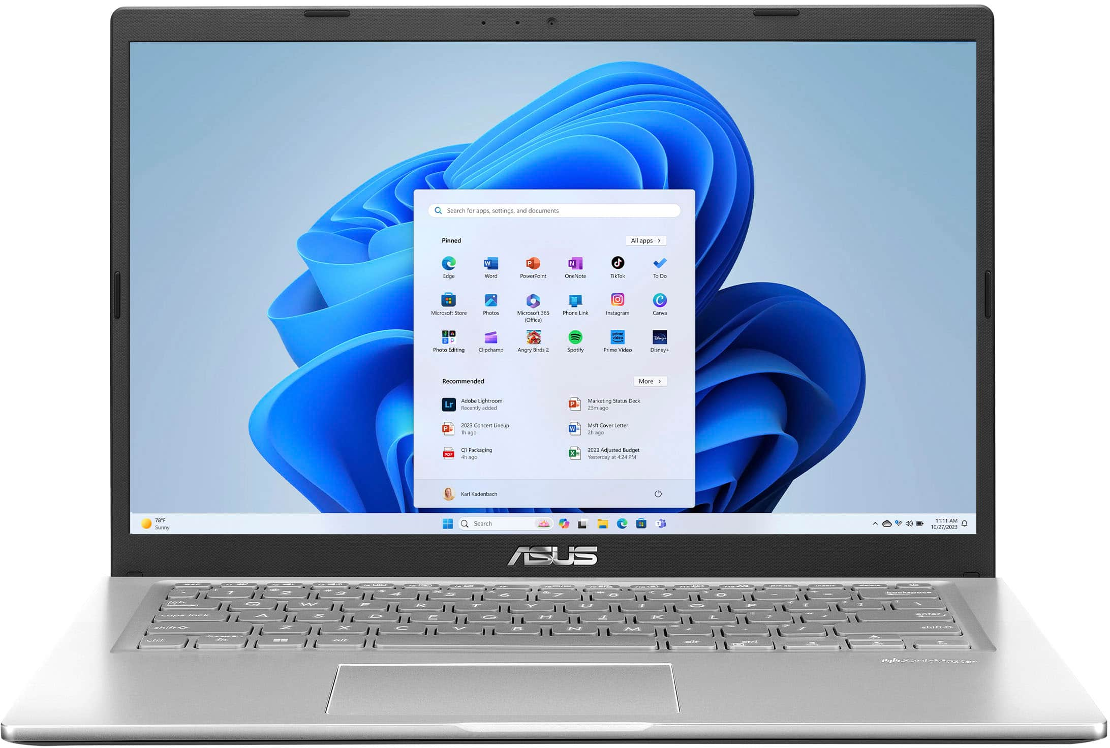 ASUS Vivobook 14 Laptop Intel Core i3-1115G4 with 8GB Memory 128GB SSD  Transparent Silver X1400EA-I38128 - Best Buy