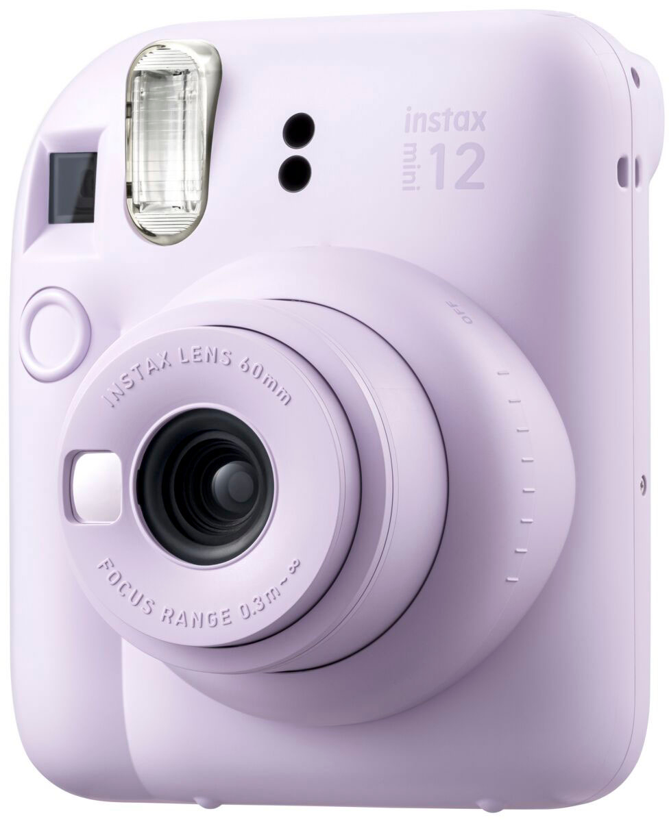 Angle View: Fujifilm - Instax Mini 12 Instant Film Camera - Purple