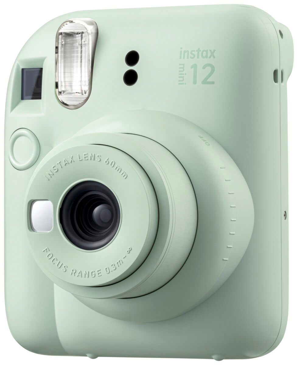 Angle View: Fujifilm - Instax Mini 12 Instant Film Camera - Green