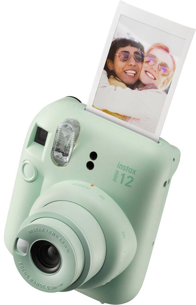 Alt View 2. Fujifilm - Instax Mini 12 Instant Film Camera - Green.