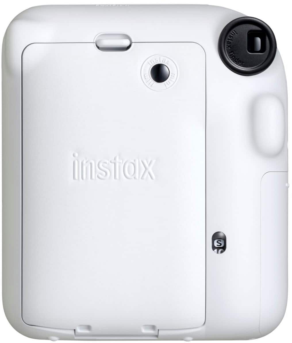 Back. Fujifilm - Instax Mini 12 Instant Film Camera - White.