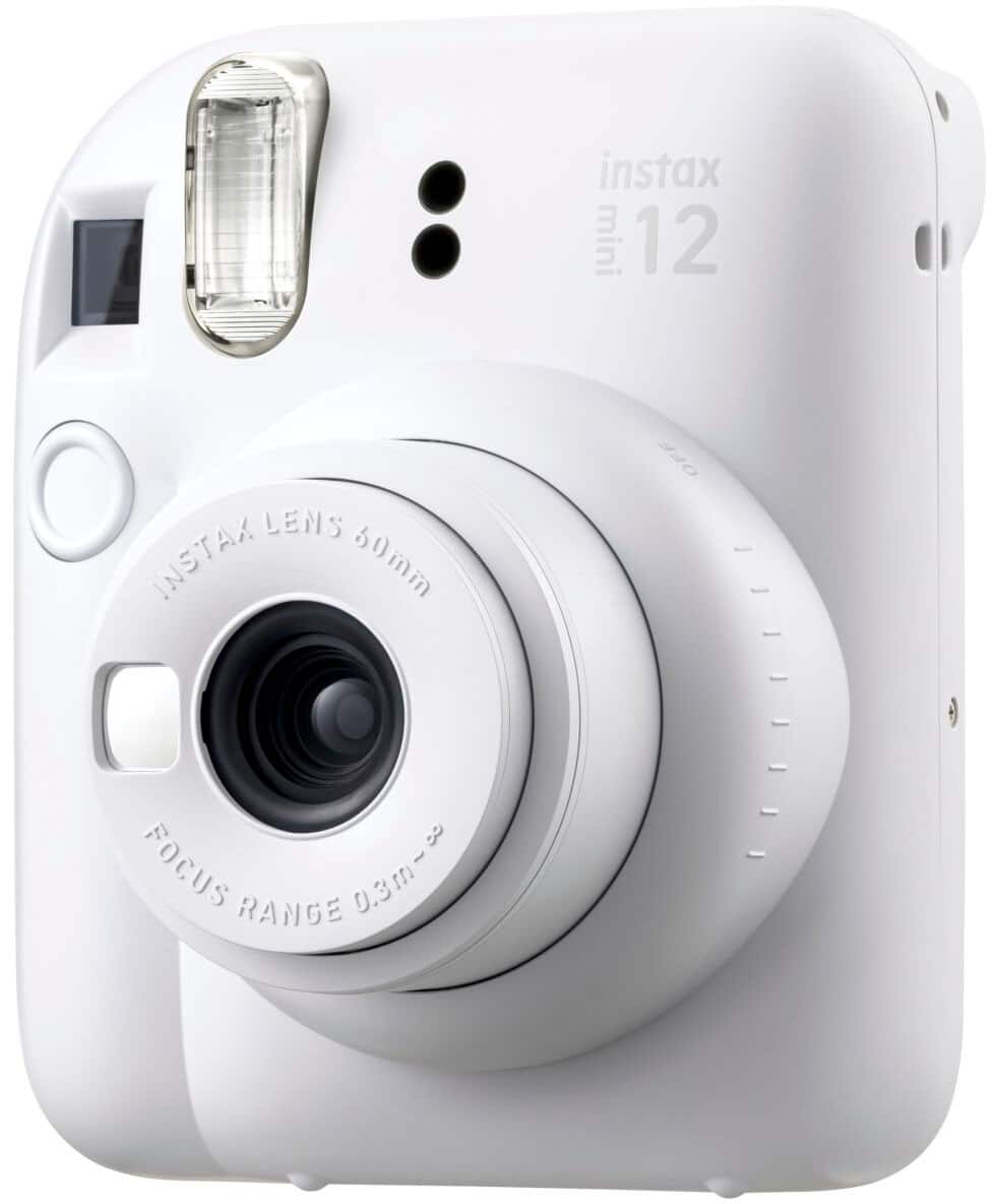 Angle. Fujifilm - Instax Mini 12 Instant Film Camera - White.