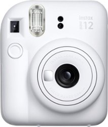 Fujifilm - Instax Mini 12 Instant Film Camera - White - Front_Zoom
