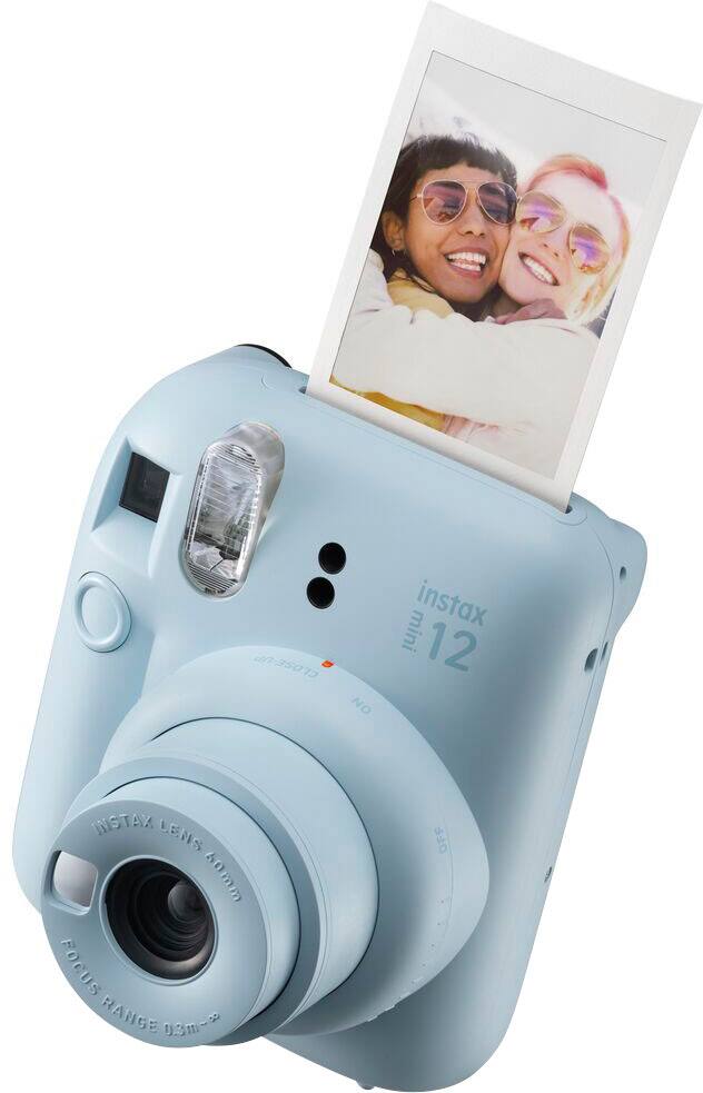 Alt View 2. Fujifilm - Instax Mini 12 Instant Film Camera - Blue.