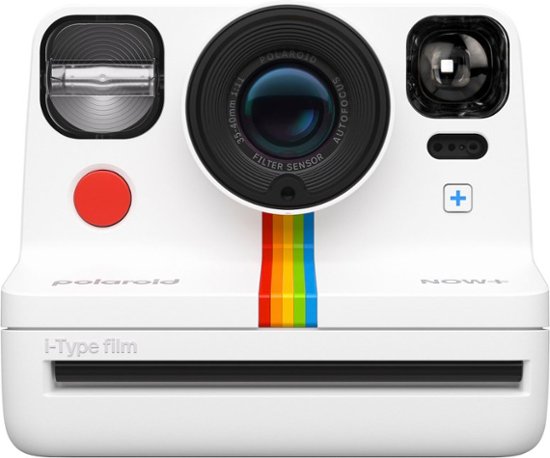Polaroid – Now+ Instant Film Camera Generation 2 – White