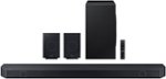 Samsung Q-series 11.1.4 ch. Wireless Dolby Atmos Soundbar + Rear Speakers w/  Q-Symphony - Titan Black