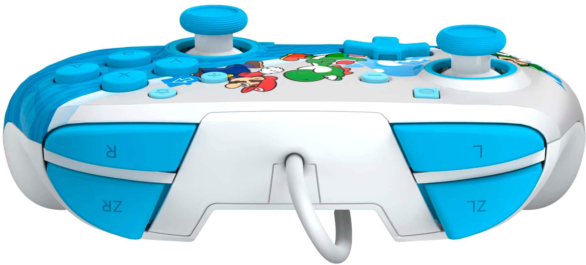 Alt View 14. PDP - REMATCH Enhanced Wired Controller for Nintendo Switch, Nintendo Switch Lite, & Nintendo Switch - OLED Model - Mario Escape.