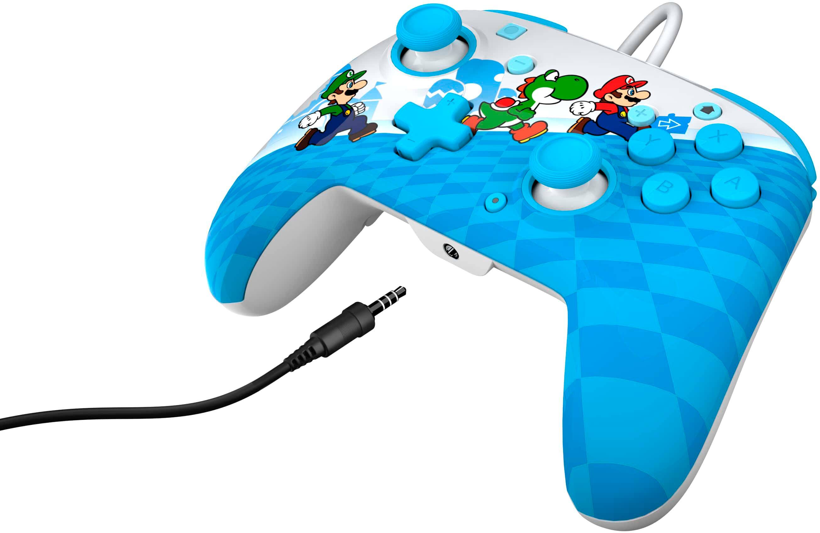 Alt View 16. PDP - REMATCH Enhanced Wired Controller for Nintendo Switch, Nintendo Switch Lite, & Nintendo Switch - OLED Model - Mario Escape.