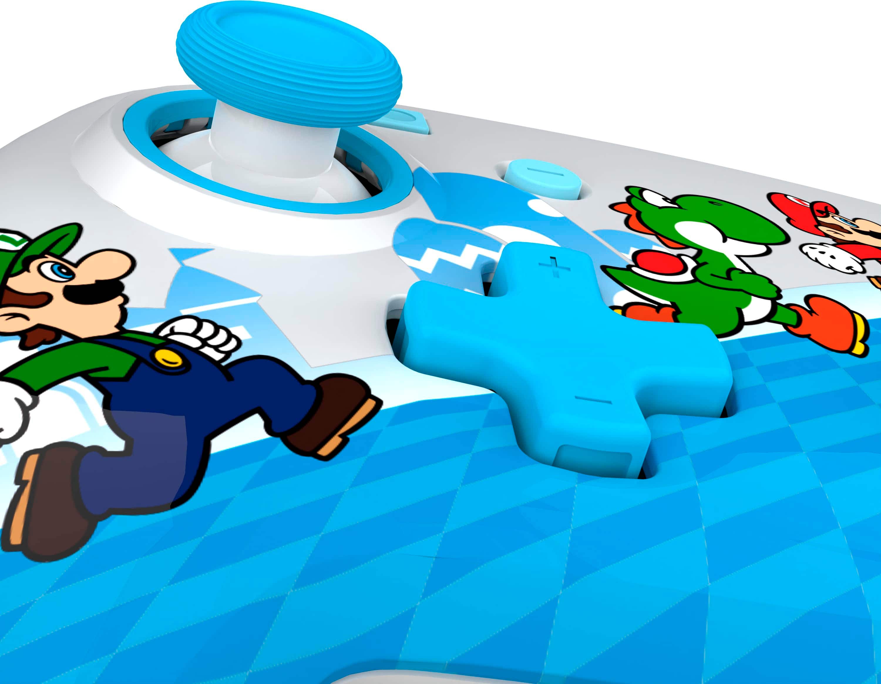 Alt View 21. PDP - REMATCH Enhanced Wired Controller for Nintendo Switch, Nintendo Switch Lite, & Nintendo Switch - OLED Model - Mario Escape.