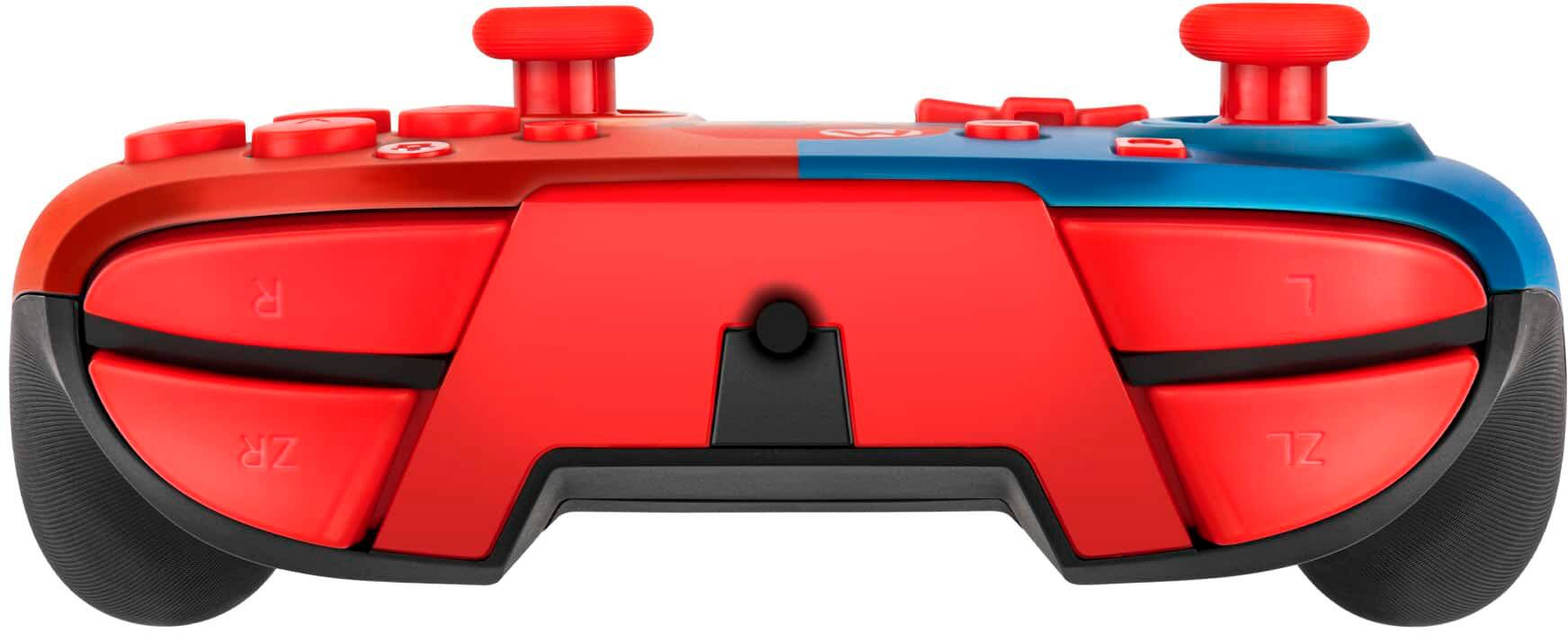 Alt View 13. PDP - REMATCH Enhanced Wired Controller for Nintendo Switch, Nintendo Switch Lite, & Nintendo Switch - OLED Model - Power Pose Mario.