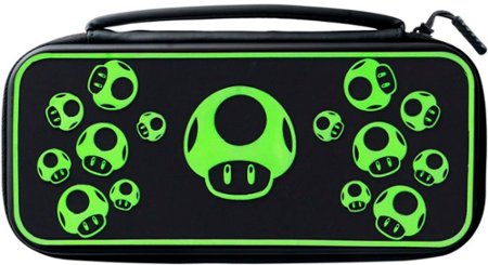 PDP - Travel Case Plus GLOW For Nintendo Switch, Nintendo Switch Lite, Nintendo Switch - OLED Model - 1-Up Mushroom