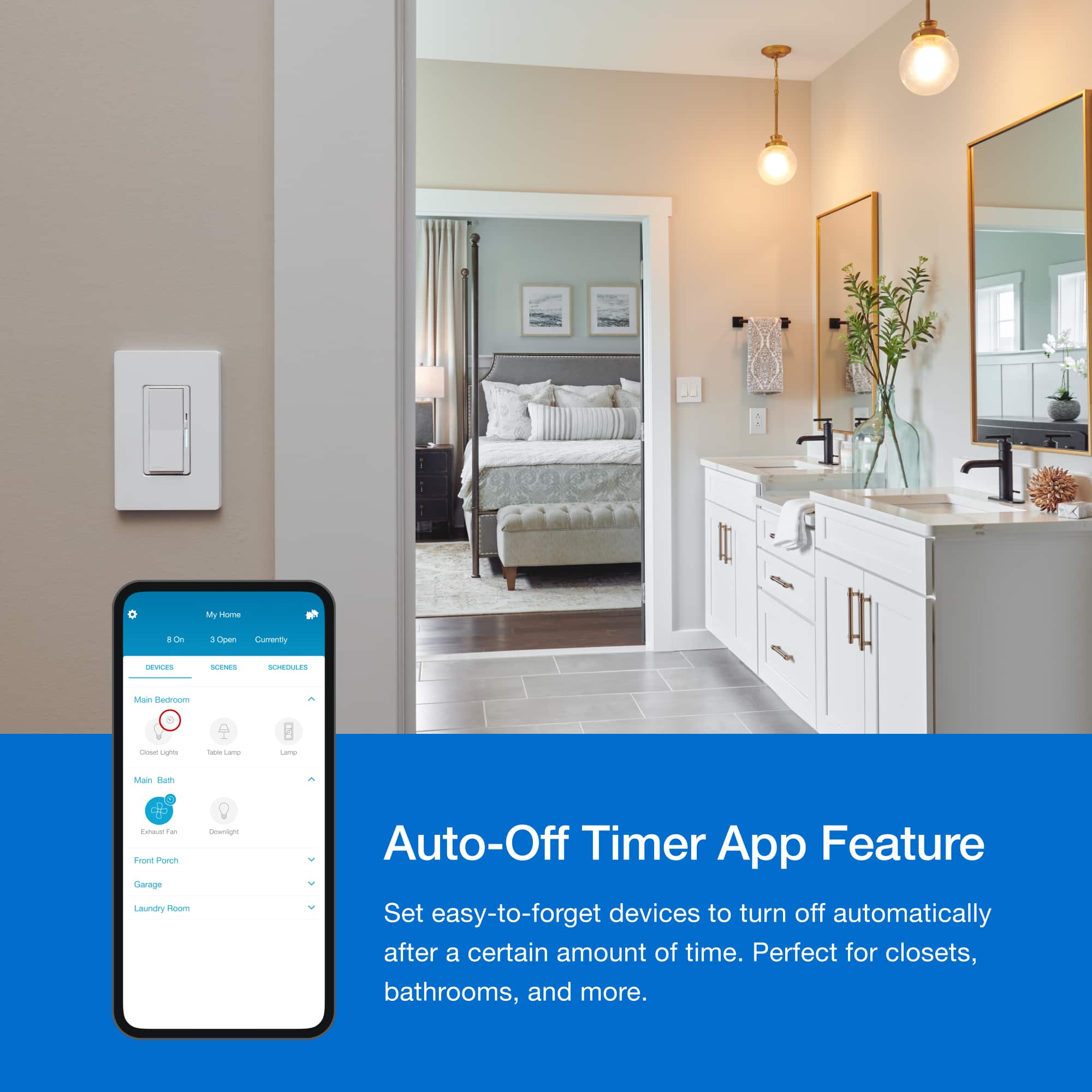 Customer Reviews Lutron Diva Smart Dimmer Switch White DVRF6LWHR