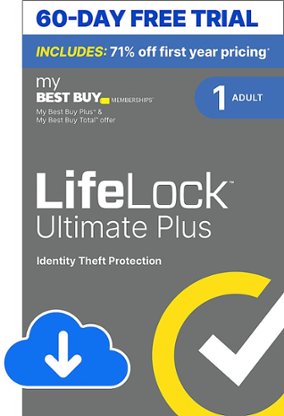 LifeLock - Ultimate Plus Identity Theft Protection Individual Plan for 60 Days, auto-renews at $99.99 for first year