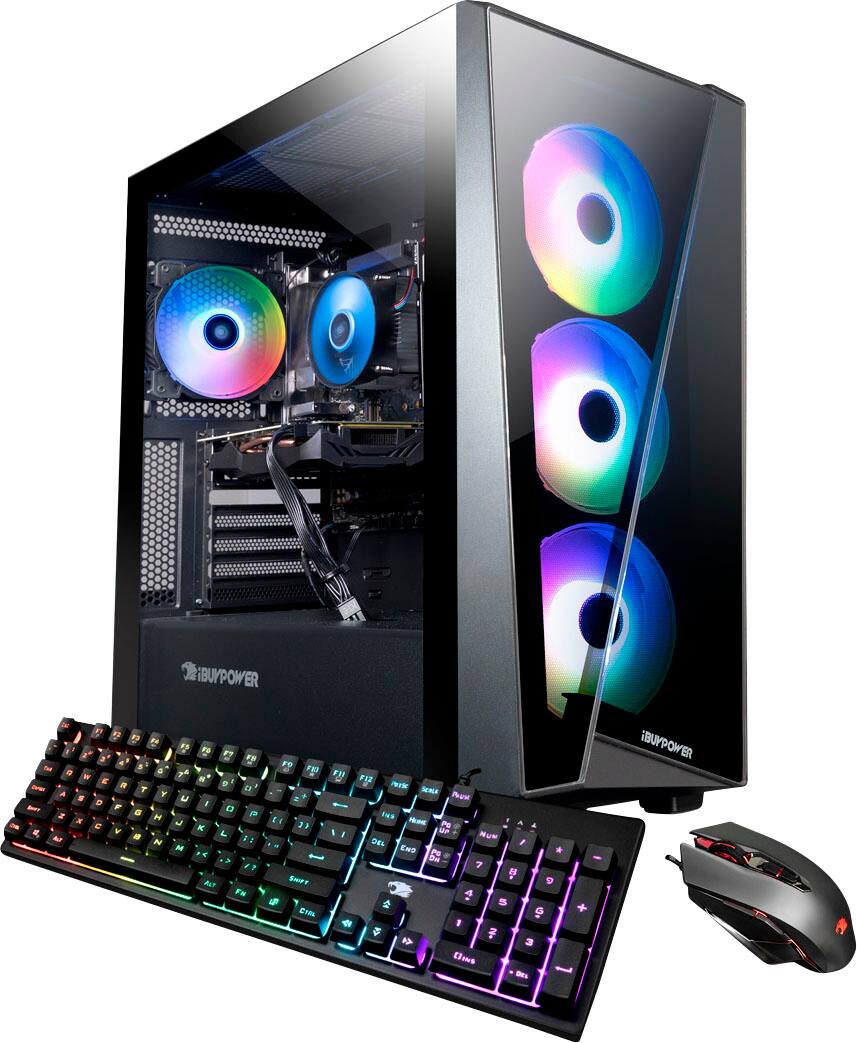 iBUYPOWER Slate 6 Mesh Gaming Desktop, Intel i5-13600KF, NVIDIA GeForce RTX  4060, 16GB DDR5, 1TB NVMe SSD, Liquid Cooled, RGB, Windows 11 Home 64-bit,  SlateMshI5N4602 