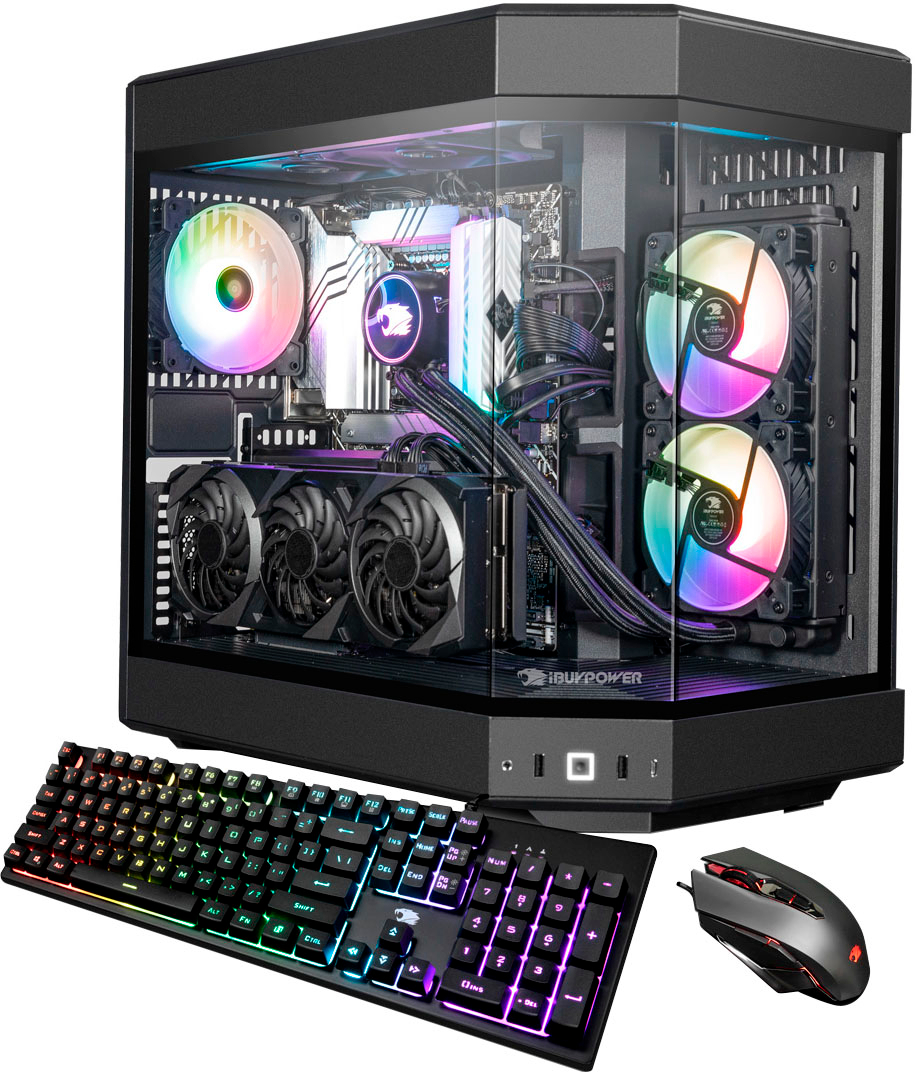 iBUYPOWER Y60 Gaming Desktop – AMD Ryzen 9 7900X – 32GB DDR5 Memory –  NVIDIA GeForce RTX 4070Ti 12GB – 1TB NVMe Black Y60BA9N47T01 - Best Buy