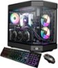 iBUYPOWER - Y60 Gaming Desktop – AMD Ryzen 9 7900X – 32GB DDR5 Memory – NVIDIA GeForce RTX 4070Ti 12GB – 1TB NVMe - Black