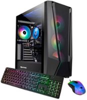 iBUYPOWER - TraceMesh Gaming Desktop – Intel Core i3-13100F – 8GB Memory – NVIDIA GeForce GTX 1650 4GB – 500GB NVMe - Black - Front_Zoom
