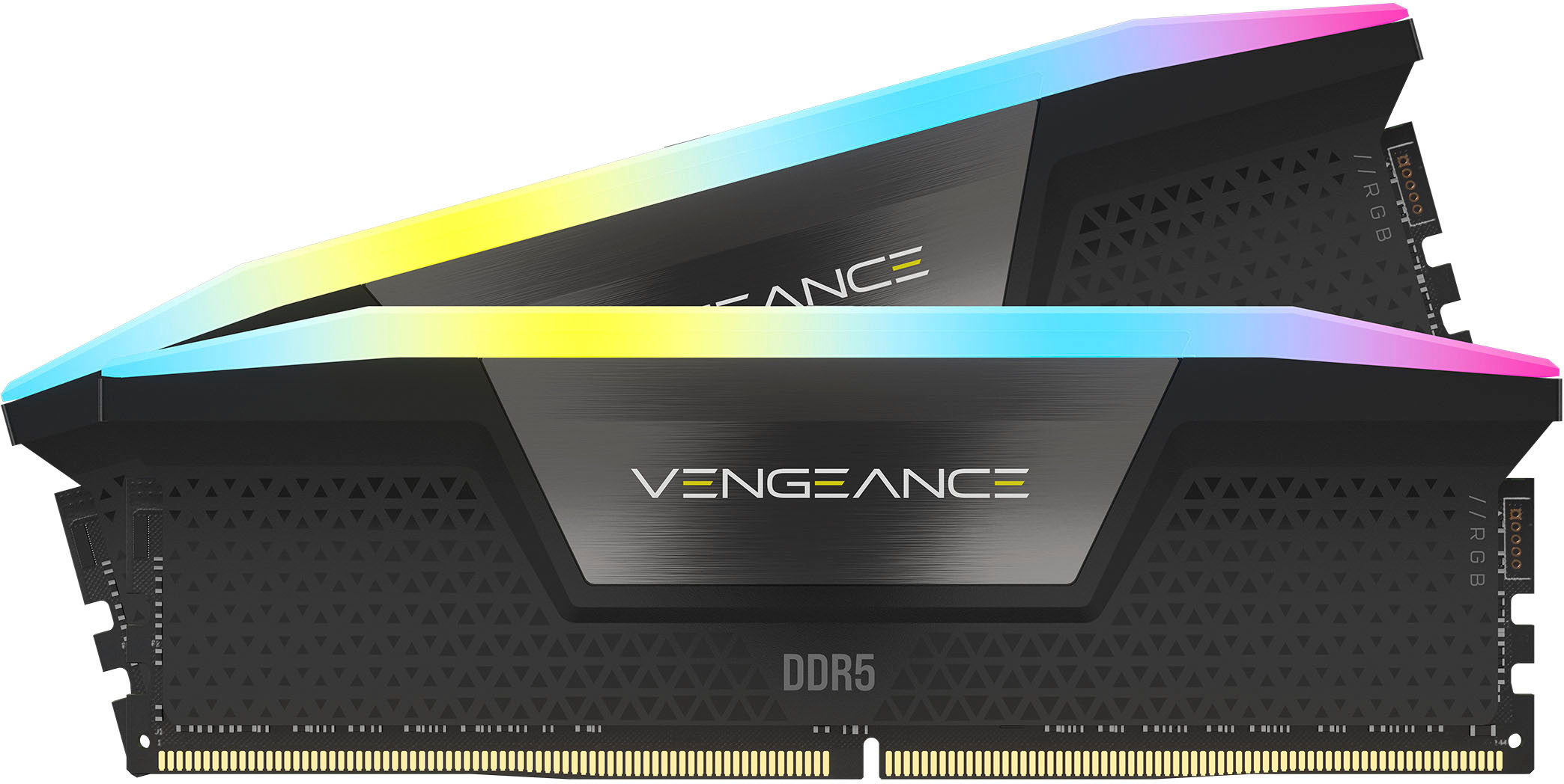 CORSAIR VENGEANCE RGB 32GB (2PK 16GB) 6000MHz DDR5 C40 Desktop Memory CMH32GX5M2B6000C40 - Best Buy
