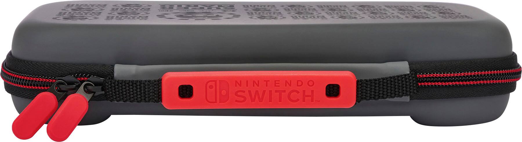 Back View: PowerA - Protection Case for Nintendo Switch - OLED Model, Nintendo Switch or Nintendo Switch Lite - Super Mario Black