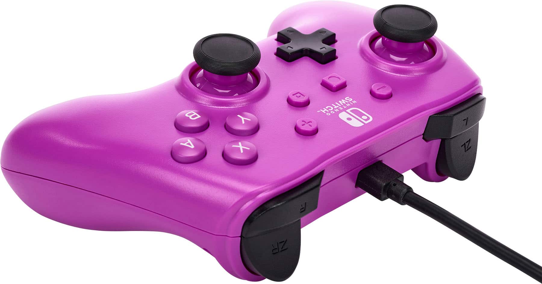 Alt View 13. PowerA - Wired Controller for Nintendo Switch - Grape Purple.