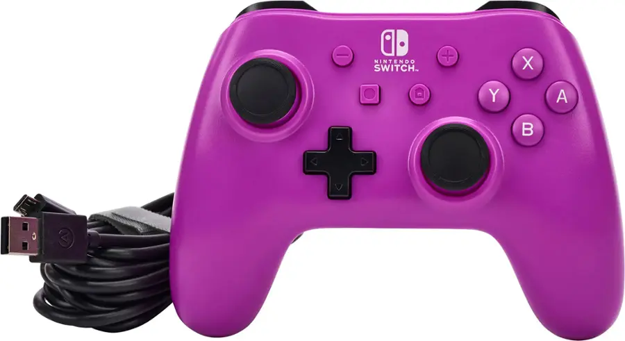 Alt View 16. PowerA - Wired Controller for Nintendo Switch - Grape Purple.